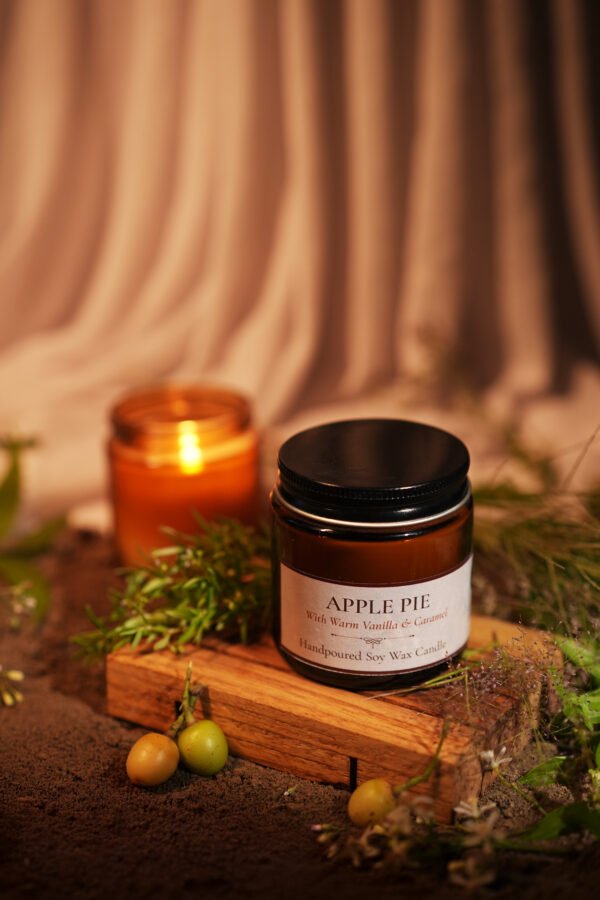 Apple Pie Scented Soy Wax Candle