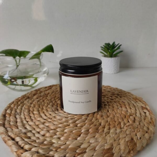 Lavender Scented Soy Wax Candle