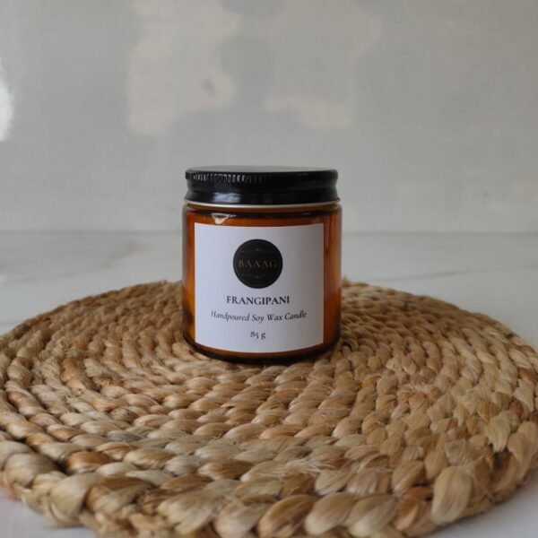 Frangipani Scented Soy Wax Candle