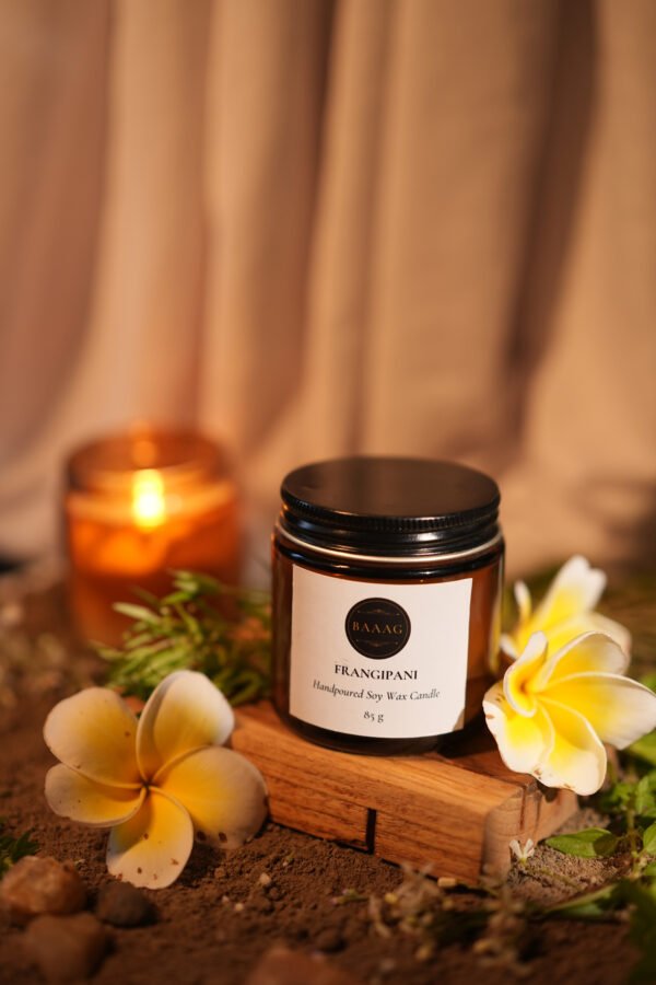 Frangipani Scented Soy Wax Candle