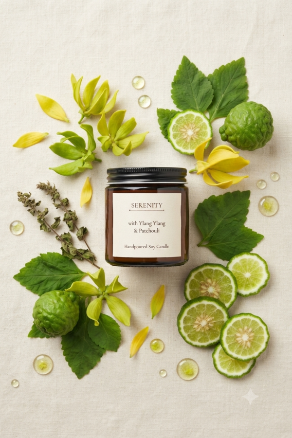 Serenity Scented Candle - Relaxation & Liberation