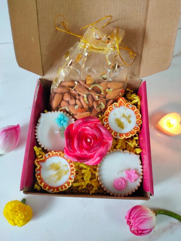 Roses & Diyas Diwali Gift Box